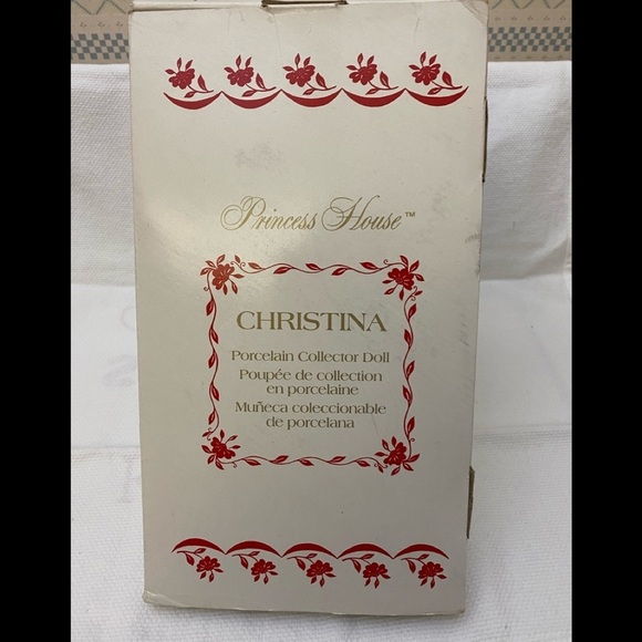 682 Princess House “CHRISTINA” Porcelain Collector Doll NRFB NIB - Picture 2 of 8
